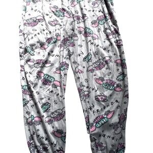 Friends TV Show Central‎ Perk Pajama Pants Lounge Pants Women's XLarge Polyester